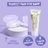 image:imageJack N Jill Baby Silicone Finger Brush Two Brushes Plus Case Pack of 1Finger Brush  Toothpaste
