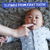 image:imageJack N Jill Baby Silicone Finger Brush Two Brushes Plus Case Pack of 1Finger Brush