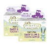 image:imageJack N Jill Baby Gum amp Tooth Natural Cotton Wipes 25 Count25 Count Pack of 2