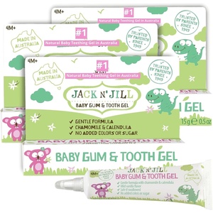 image:imageJack N Jill Natural Baby Gum amp Tooth Gel for Teething 05 oz 15g05 Ounce Pack of 3