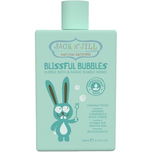 image:imageJack N Jill Natural Bathtime Blissful Bubbles with Bubble Wand  Bubble Bath for Kids Dermatologically Tested Cruelty Free Kids Bubble Bath Sensitive Skin Vegan  300 mL Pack of 11014 Fl Oz Pack of 1