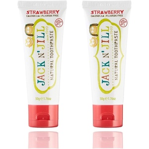 image:imageJack N Jill Natural Toothpaste Strawberry 176 oz Pack of 2176 Ounce Pack of 2