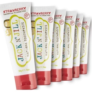 image:imageJack N Jill Natural Toothpaste Strawberry 176 oz Pack of 2176 Ounce Pack of 6