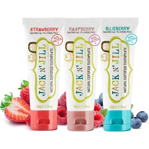 image:imageJack N Jill Natural Toothpaste Strawberry amp Blueberry 176 oz Pack of 2Berry Variety