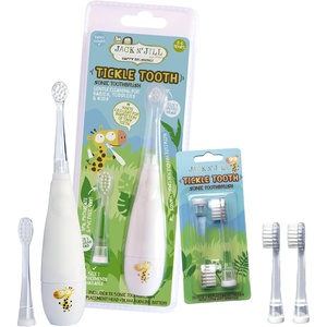 image:imageJack N Jill Tickle Tooth Sonic Toothbrush 1 Pack  Replacement HeadsElectric Toothbrush w Replacement Heads