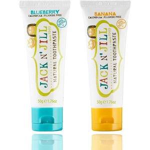 image:imageJack N Jill Natural Toothpaste 176 oz Variety Pack of 3Banana  Blueberry