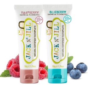 image:imageJack N Jill Natural Toothpaste 176 oz Variety Pack of 3Blueberry  Raspberry
