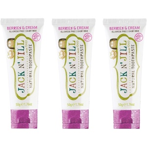 image:imageJack N Jill Natural Toothpaste Berries N Cream 176 oz Pack of 2176 Ounce Pack of 3