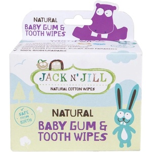 image:imageJack N Jill Baby Gum amp Tooth Cotton Wipes 25 Count Individually Wrapped