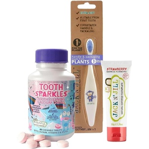 image:imageJack N Jill Brushing Essentials Combo Pack  Strawberry Flavor