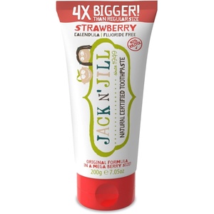 image:imageJack N Jill Mega Natural Toothpaste Strawberry 705 oz 1Pack