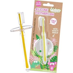 image:imageJack N Jill Silicone Kids Toothbrush with Handle Gentle Pack of 1